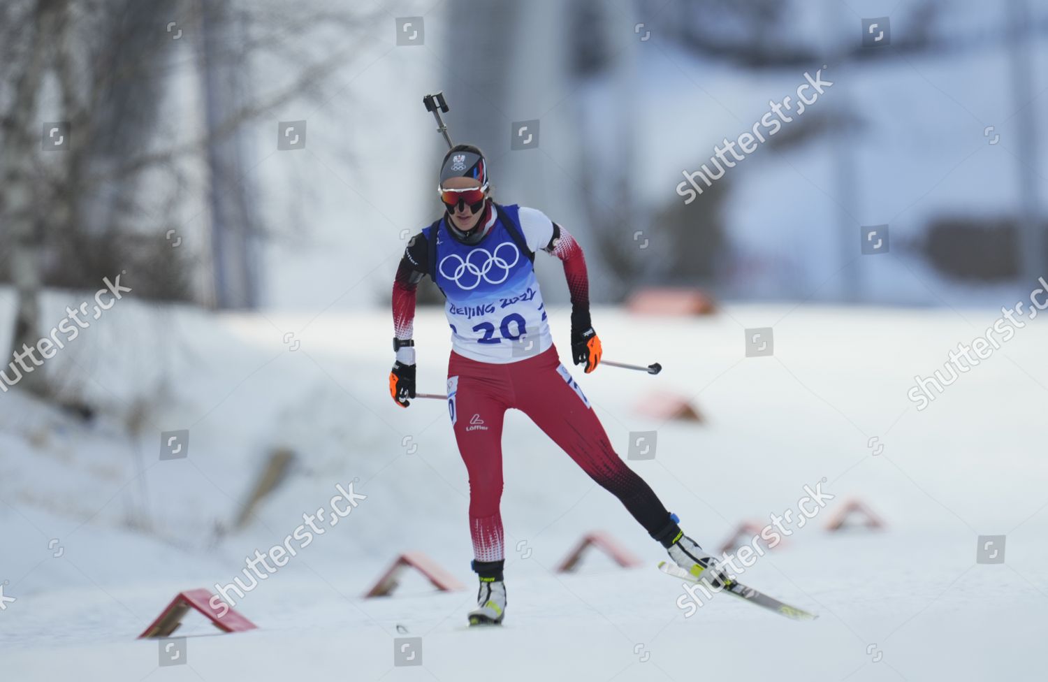 Julia Schwaiger Austria During Biathlon Beijing Editorial Stock Photo ...