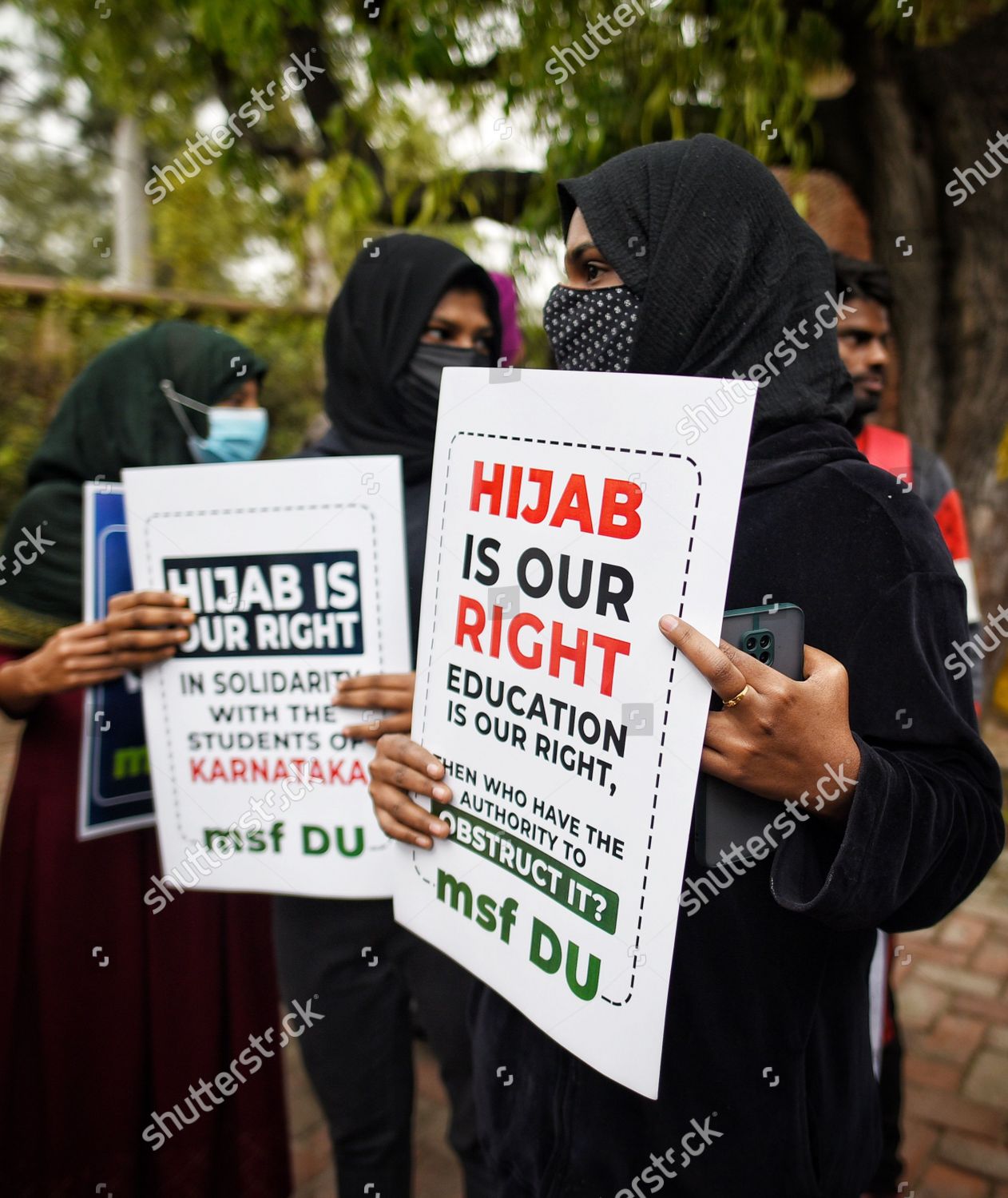 Members All India Muslim Students Federation Editorial Stock Photo ...