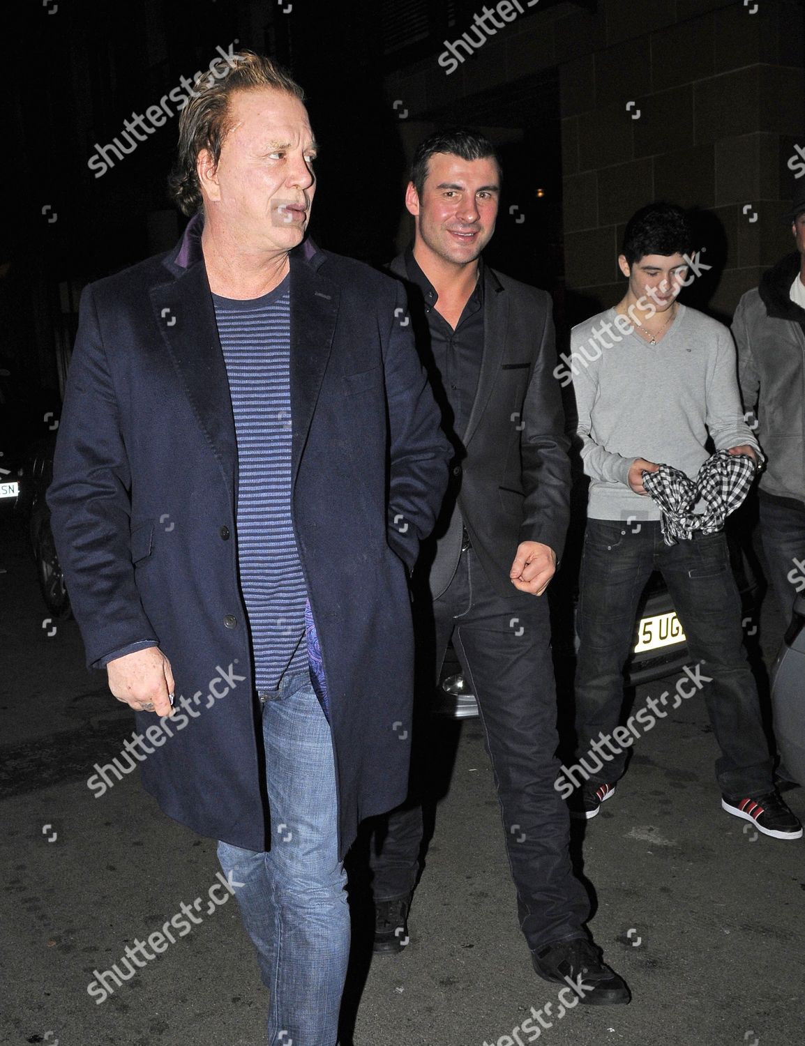 Mickey Rourke Joe Calzaghe Joseph Calzaghe Editorial Stock Photo ...