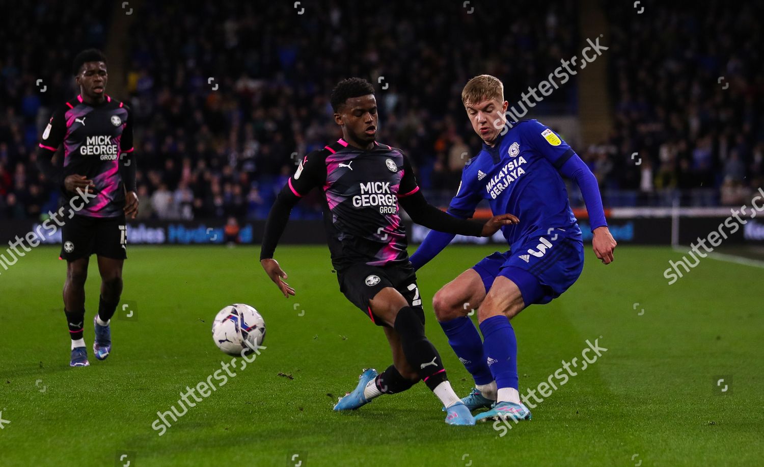 Joel Bagan Cardiff City Crosses Ball Editorial Stock Photo Stock