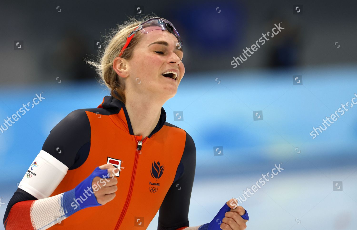 Irene Schouten Netherlands Reacts During Womens Editorial Stock Photo ...