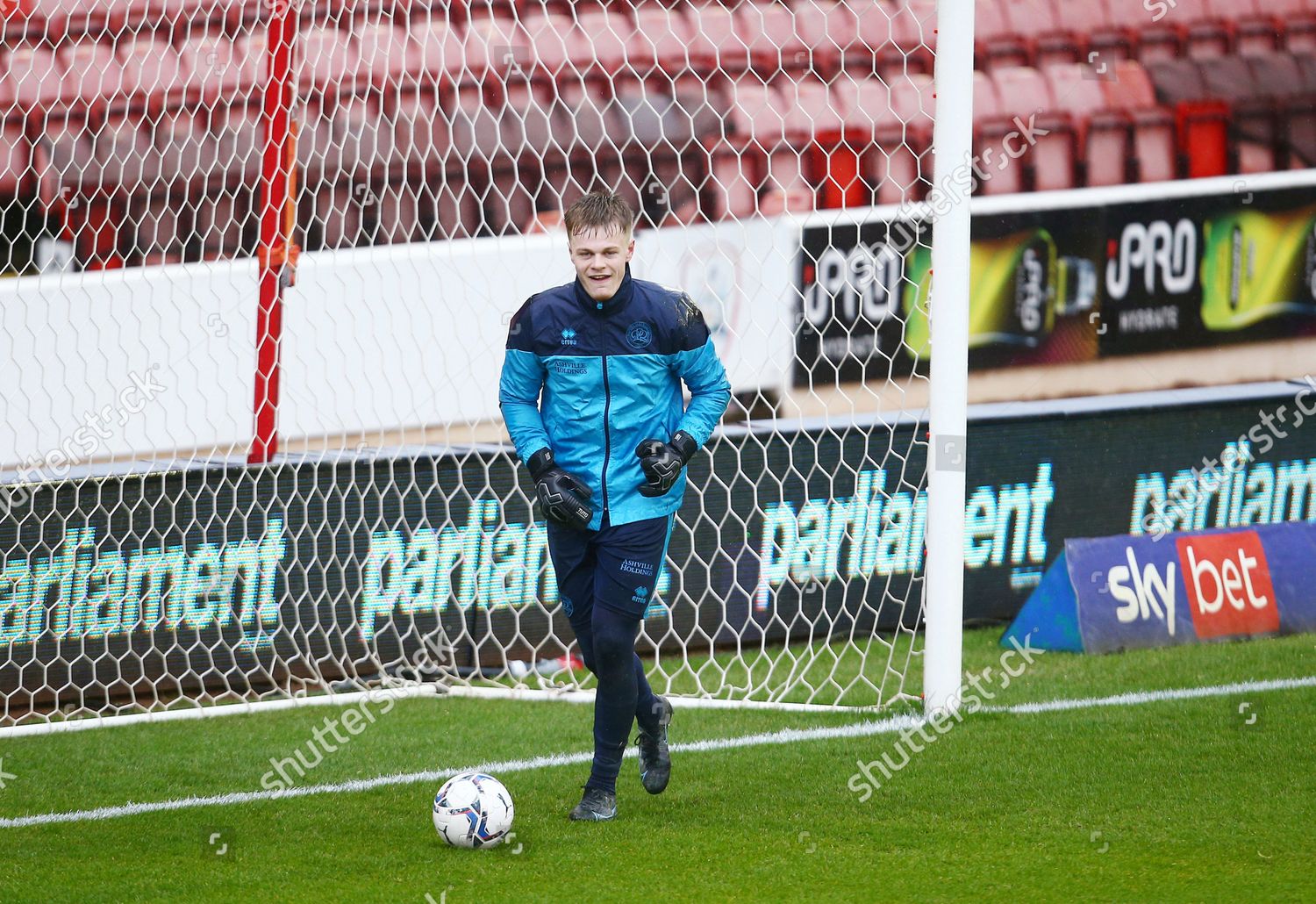 Qpr Goalkeeper Murphy Mahoney Warms Ahead Editorial Stock Photo - Stock ...