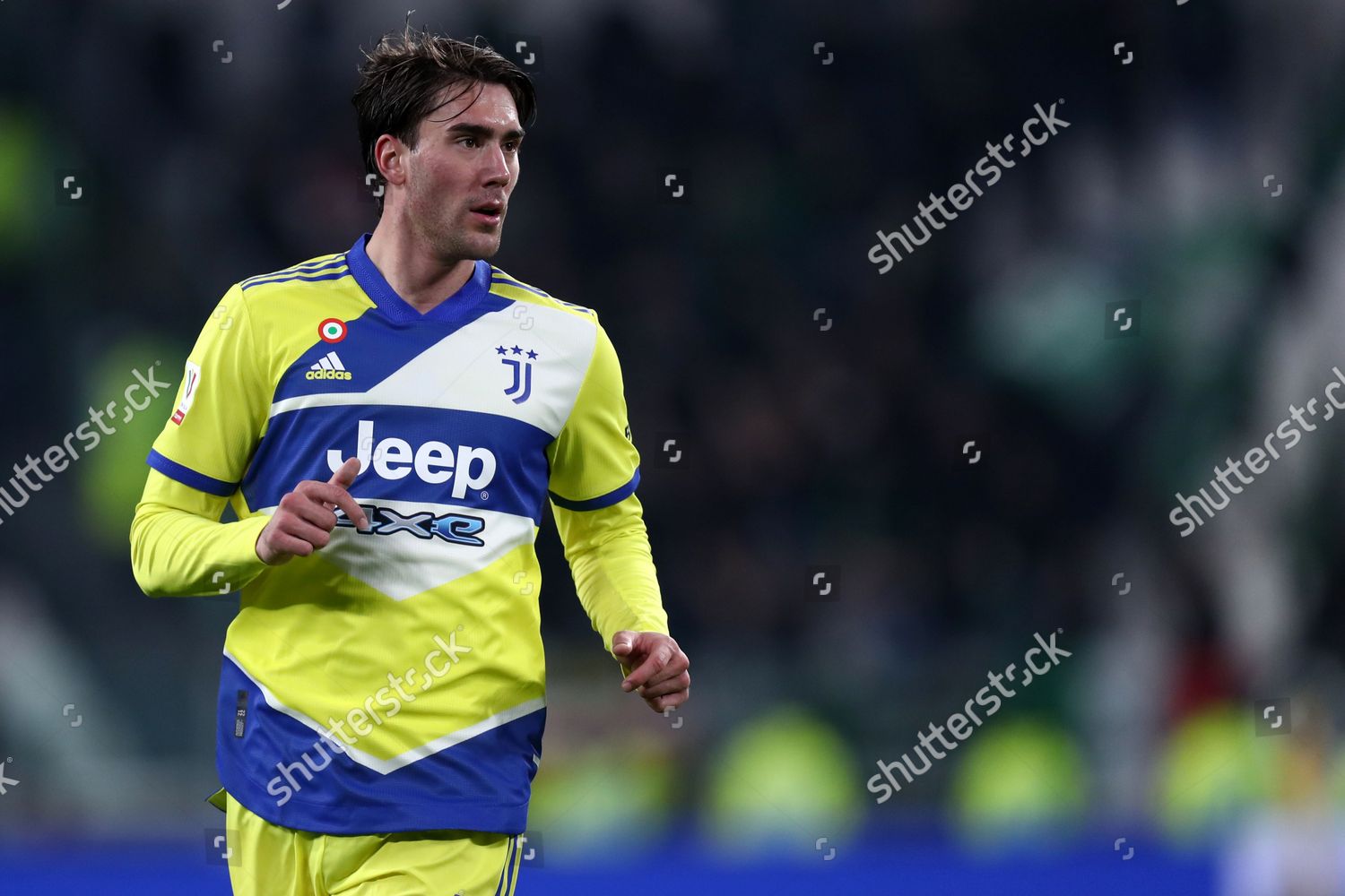 Dusan Vlahovic Juventus Fc Looks On Editorial Stock Photo - Stock Image ...