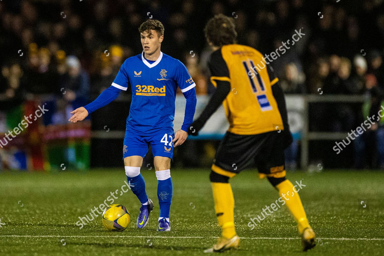 Charlie Mccann Rangers Chris Johnston Annan Editorial Stock Photo ...