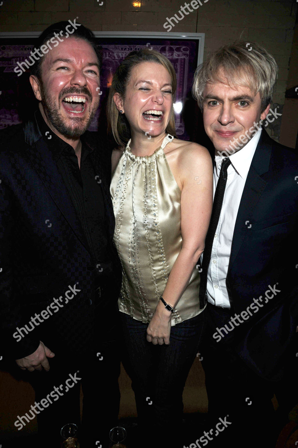 Ricky Gervais Jane Fallon Nick Rhodes Editorial Stock Photo Stock Image Shutterstock