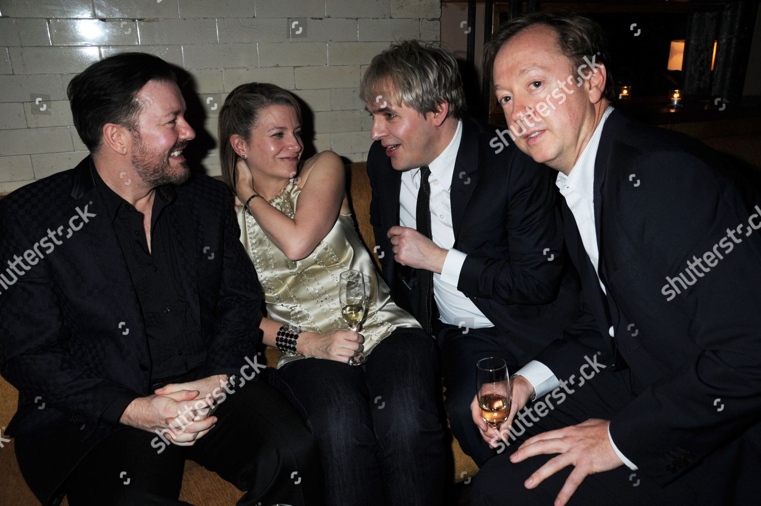 Ricky Gervais Jane Fallon Nick Rhodes Geordie Editorial Stock Photo Stock Image Shutterstock