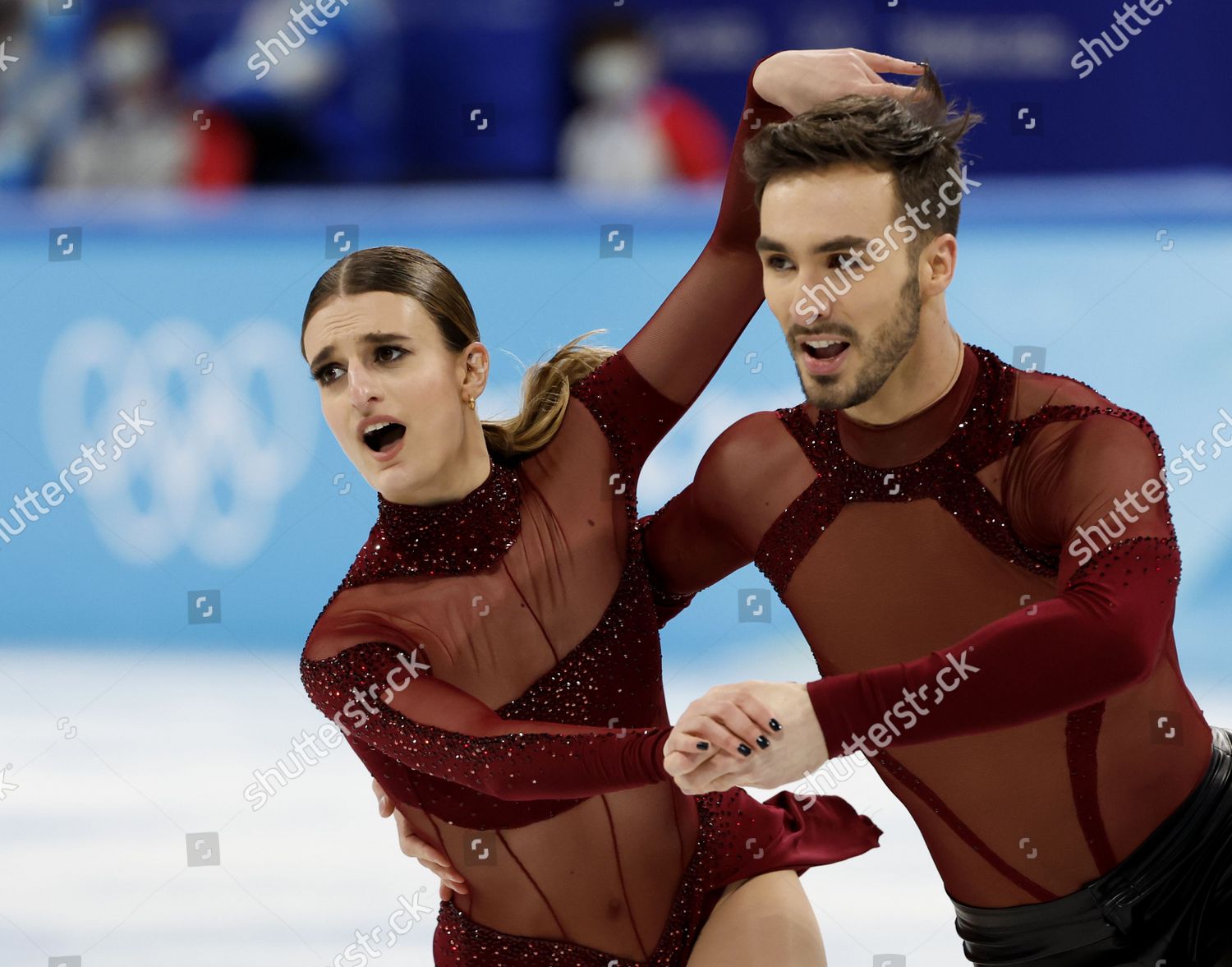 Gabriella Papadakis Guillaume Cizeron France Perform Editorial Stock ...