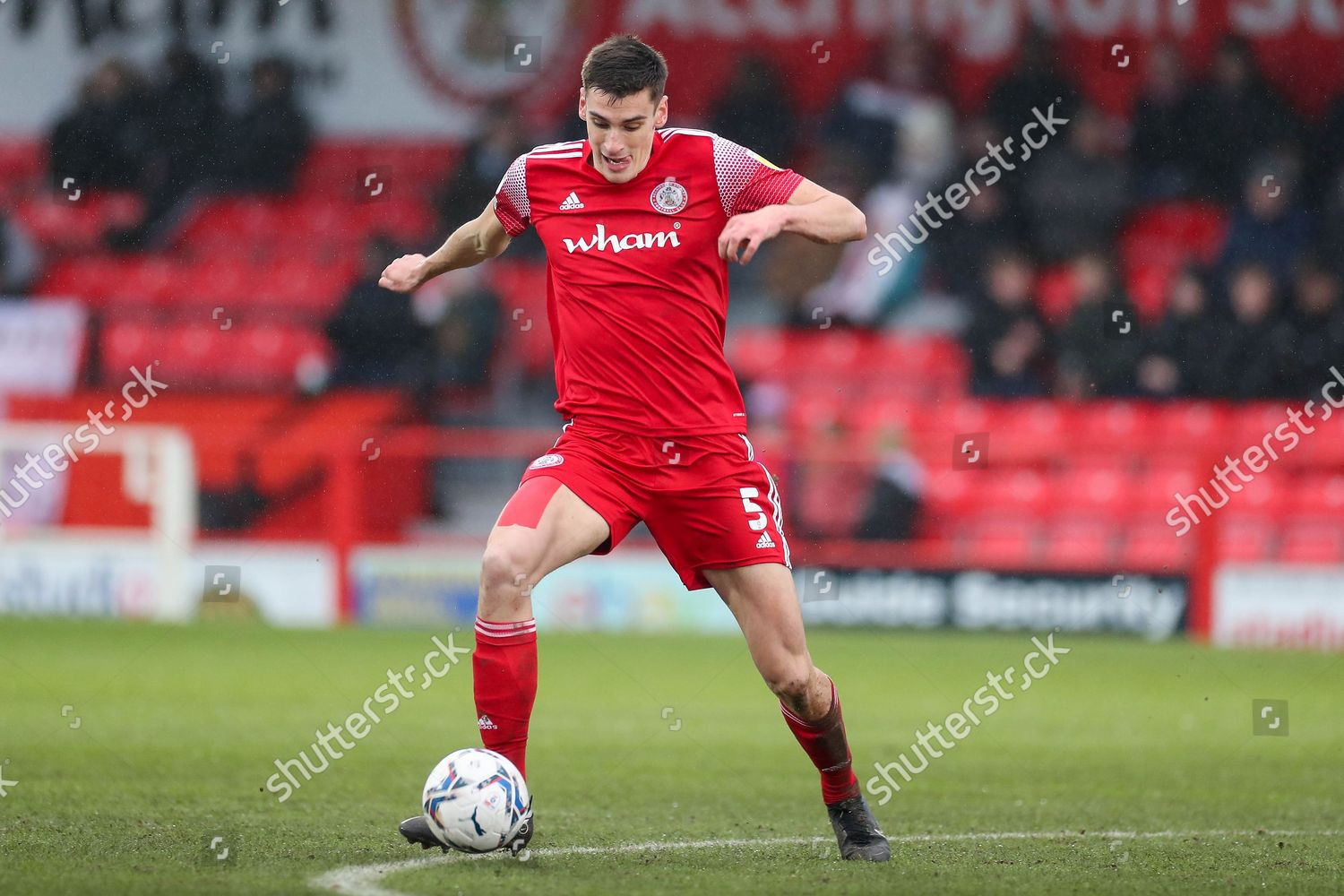 Accrington Stanley Defender Ross Sykes 5controls Editorial Stock Photo ...