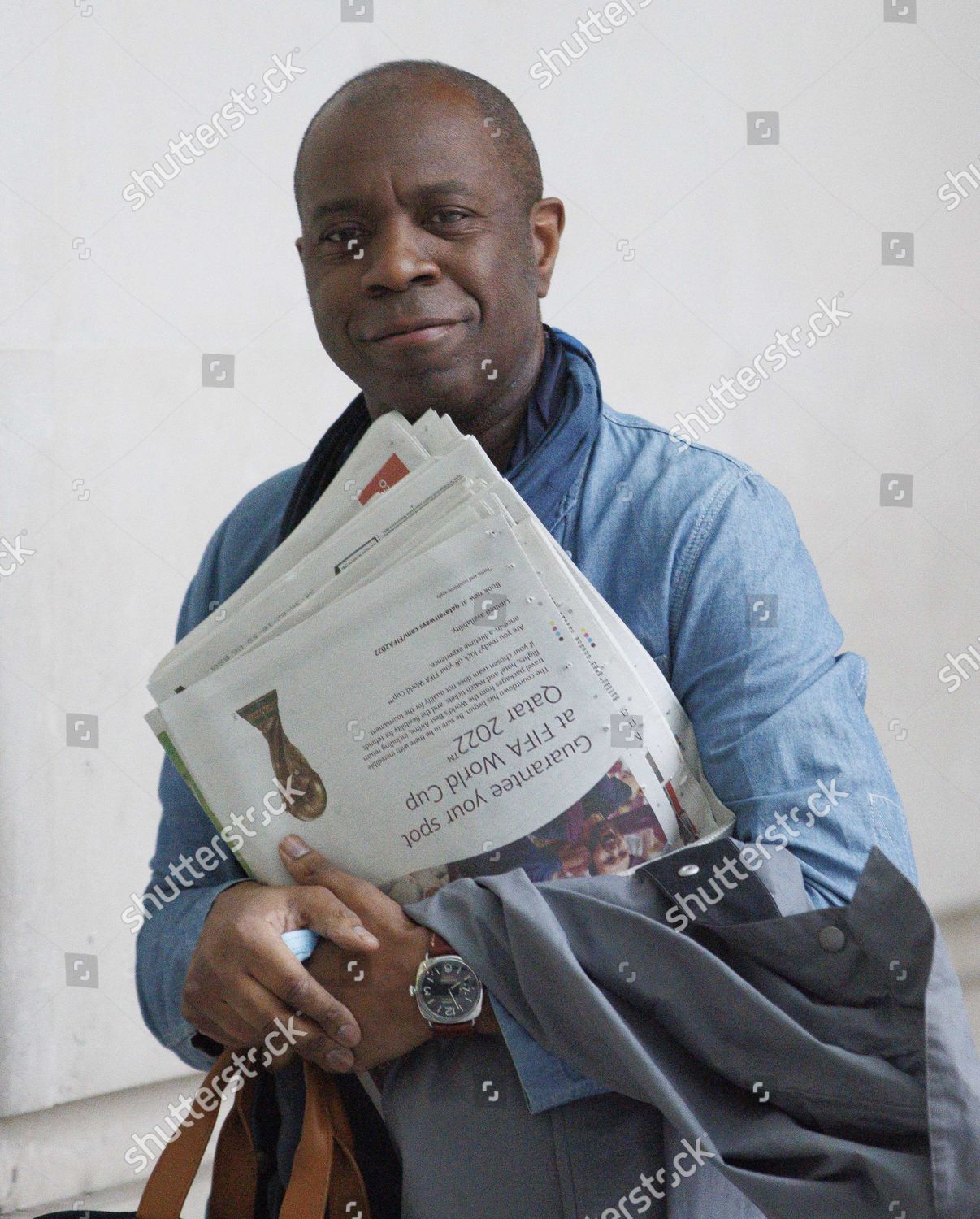 Newsreader Journalist Presenter Clive Myrie Bbc Editorial Stock Photo