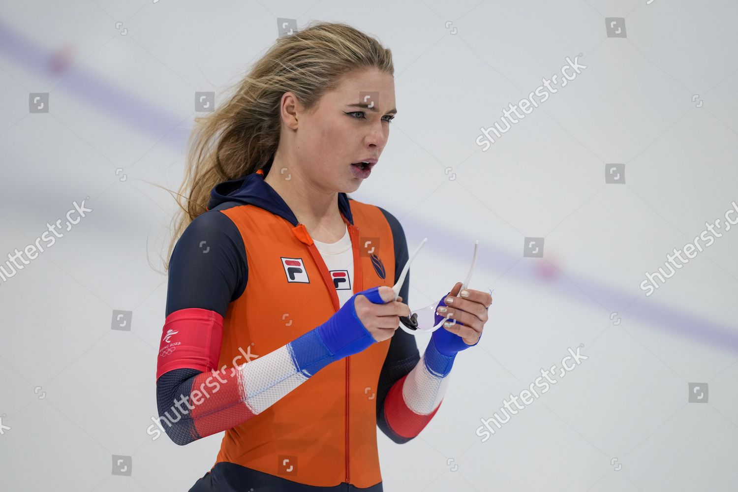 Jutta Leerdam Netherlands Reacts After Competing Editorial Stock Photo ...