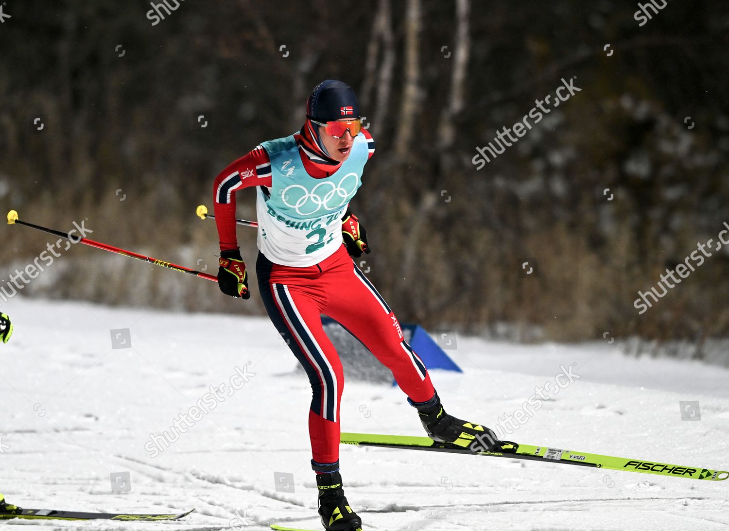 Espen Andersen Norway Competes During Crosscountry Editorial Stock ...