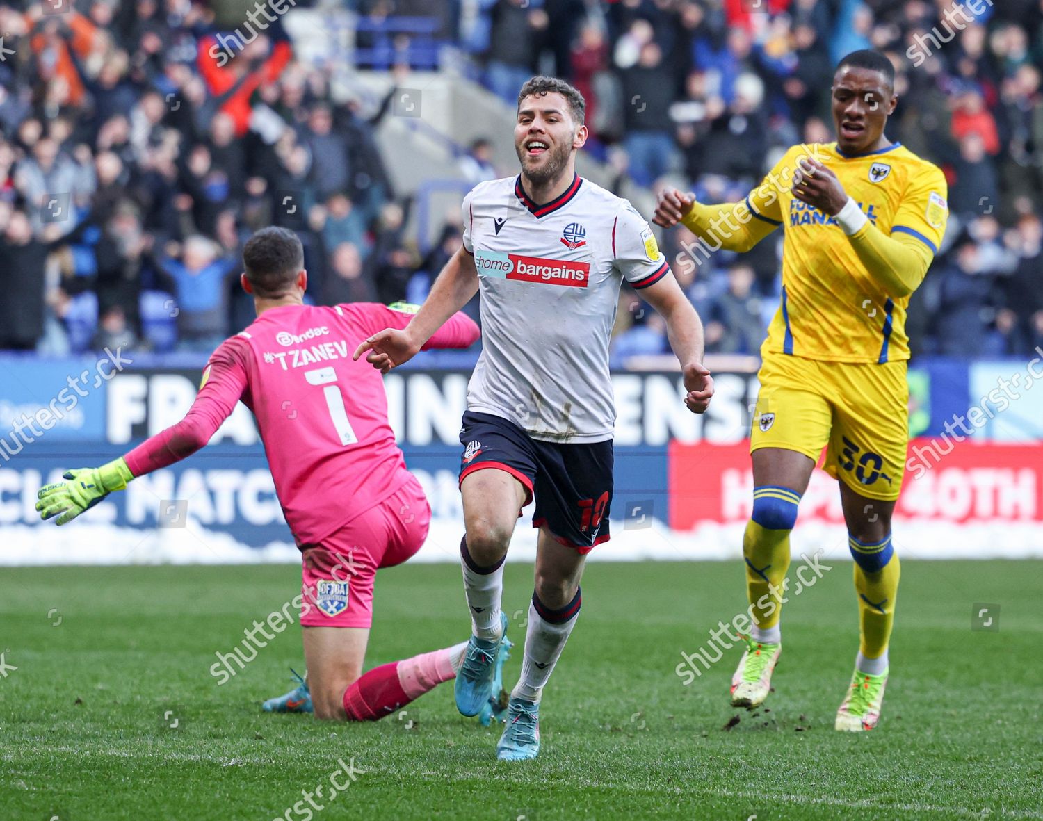 Dion Charles Bolton Wanderers Celebrates Scoring Editorial Stock Photo ...