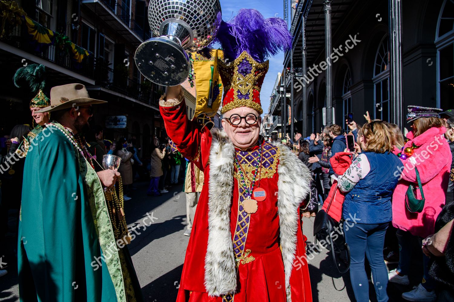 Krewe Cork Parades French Quarter On Editorial Stock Photo Stock