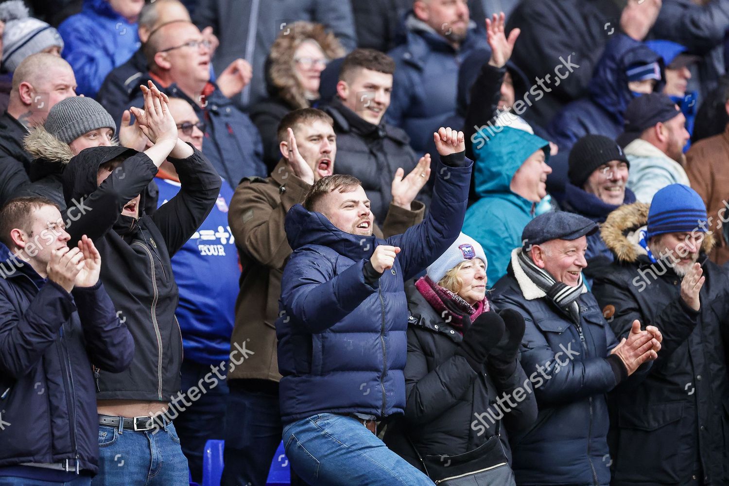 IPSWICH TOWN FANS CELEBRATE FIRST GOAL Editorial Stock Photo - Stock ...