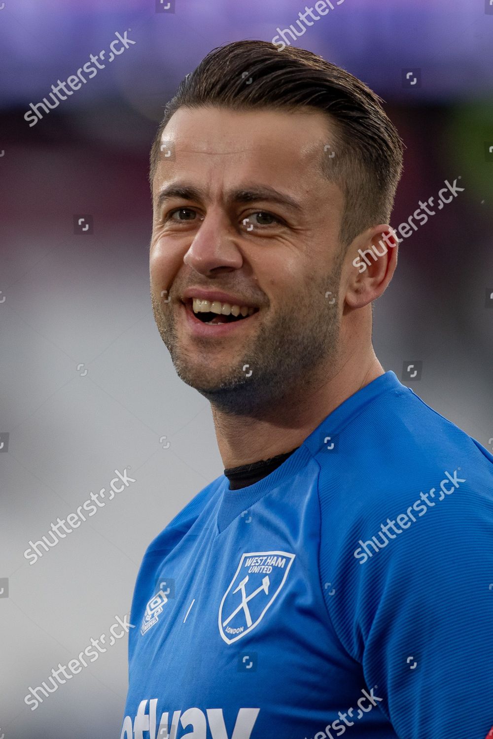 Smiling Goalkeeper Lukasz Fabianski West Ham Editorial Stock Photo