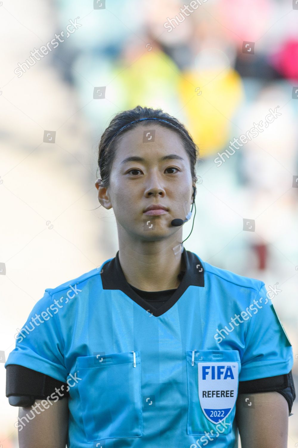 Yu Jeong Kim Referee Before Algarve Editorial Stock Photo Stock Image