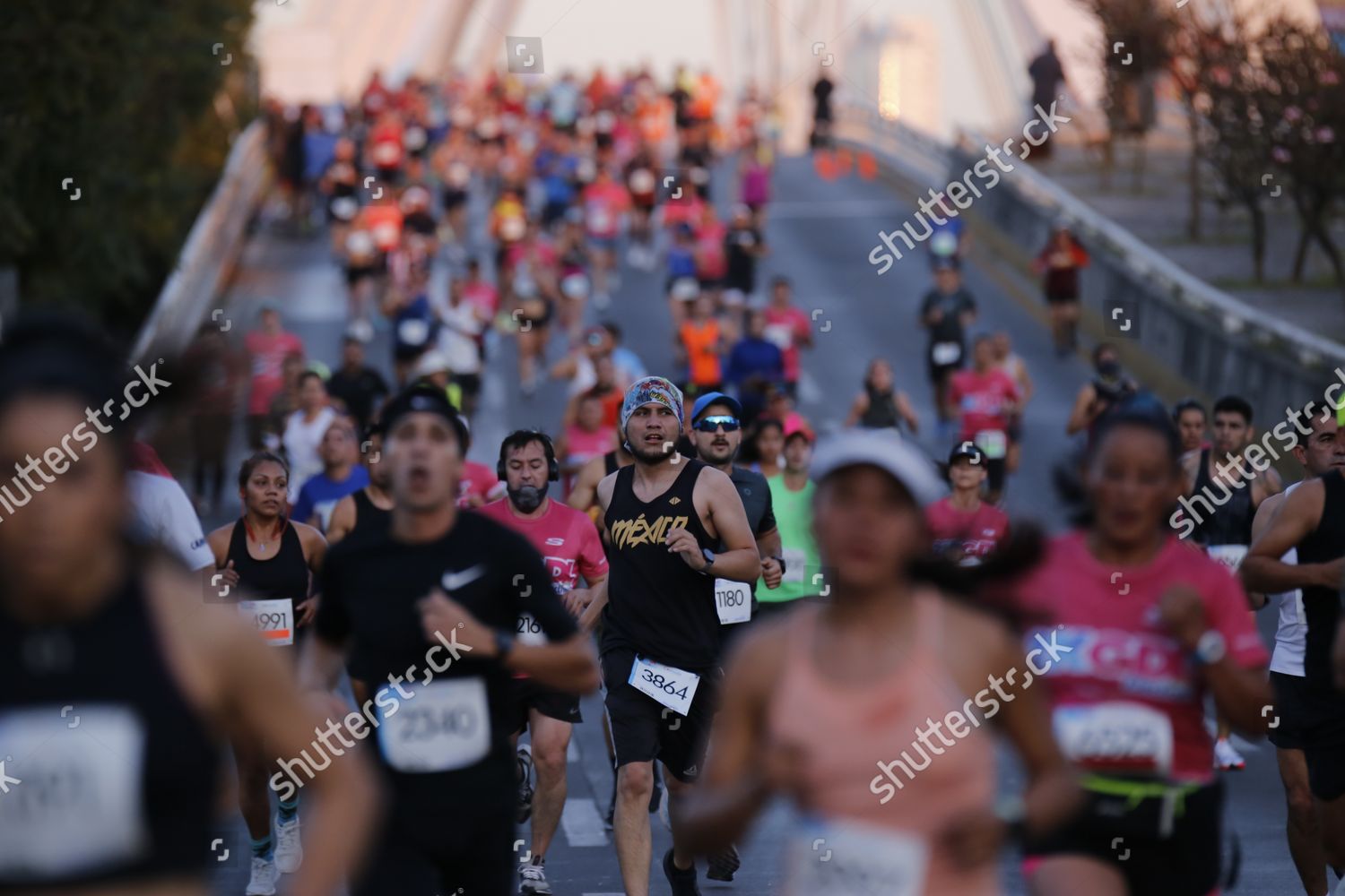 Athletes Compete During Half Marathon Guadalajara Editorial Stock Photo
