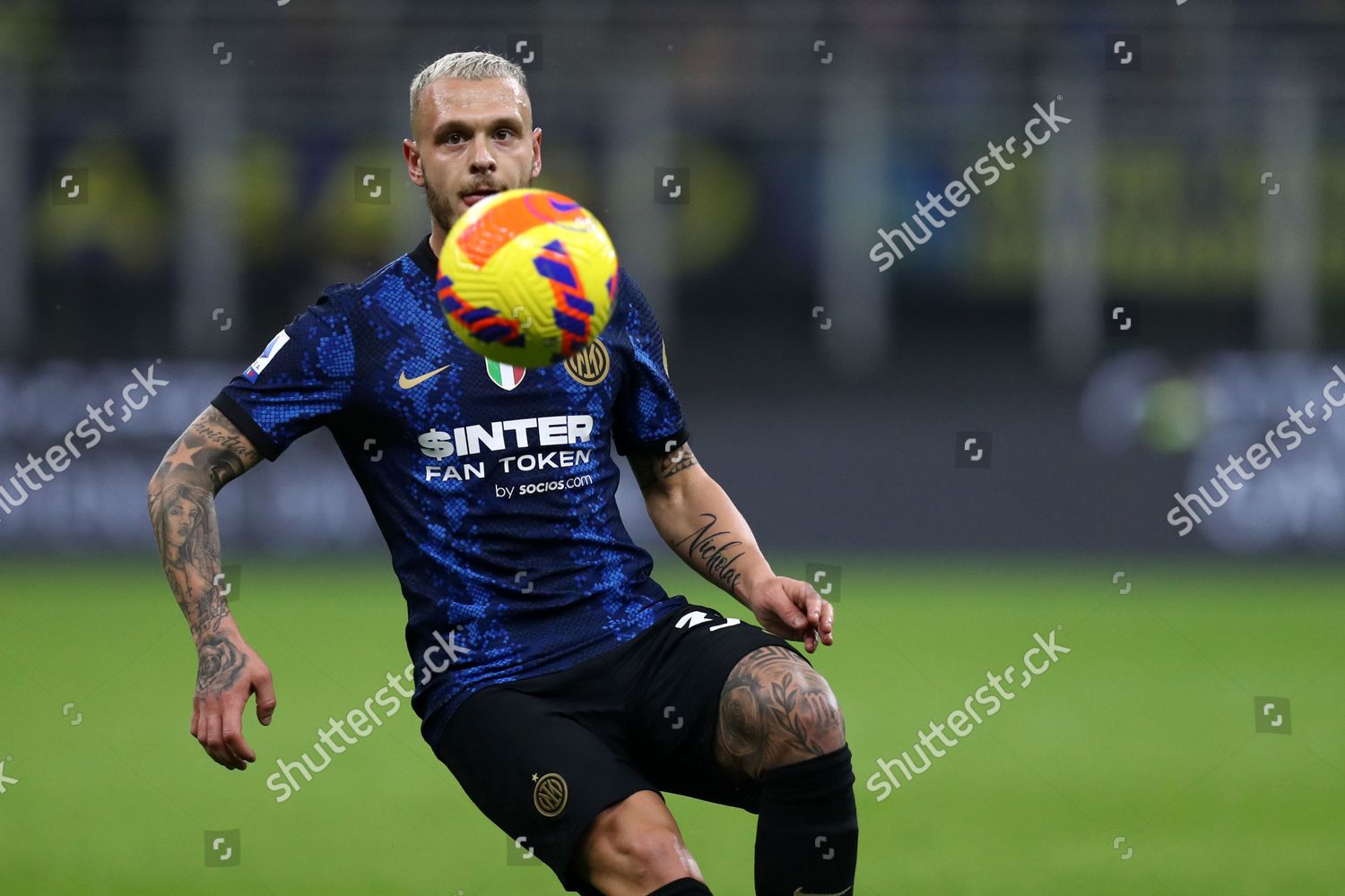 Federico Dimarco Fc Internazionale Action During Editorial Stock Photo ...