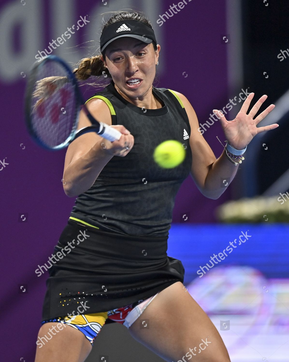 Jessica Pegula United States Returns Ball Editorial Stock Photo - Stock