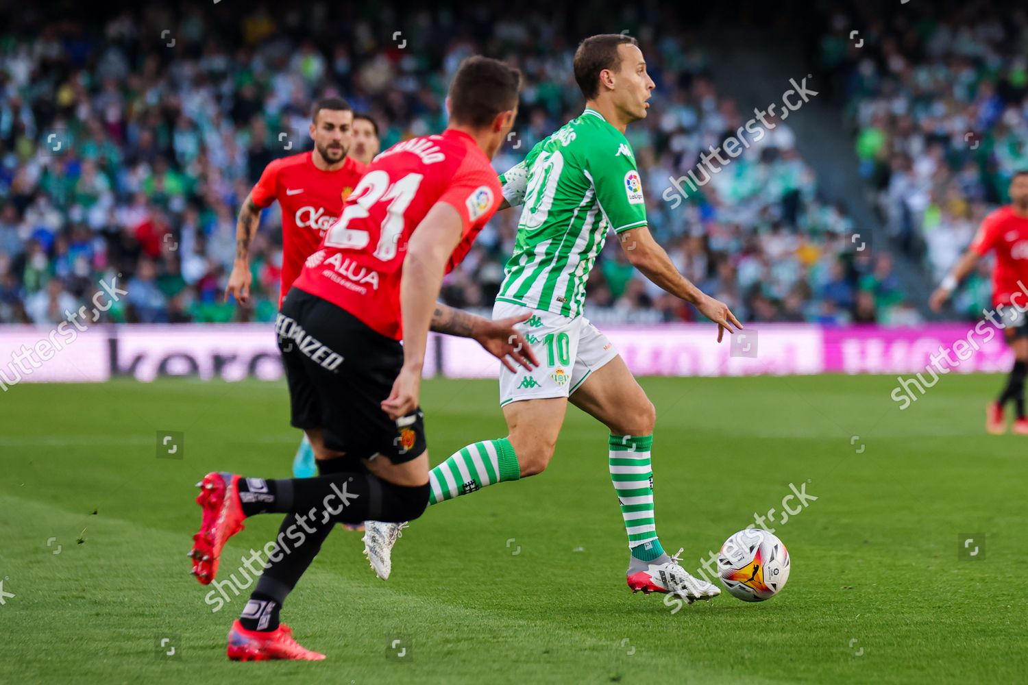 Sergio Canales Real Betis Runs Ball Editorial Stock Photo - Stock Image ...