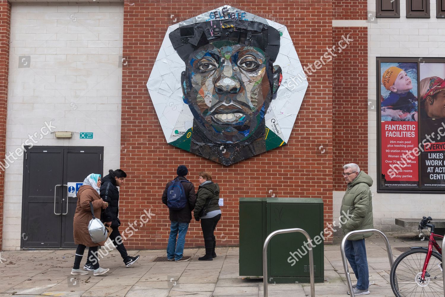 People Lay Tributes Jamal Edwards Mural Editorial Stock Photo - Stock