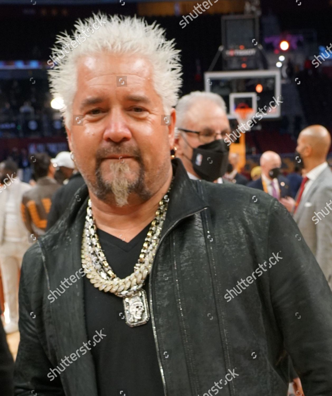 Guy Fieri Courtside Nba Allstar During Editorial Stock Photo Stock