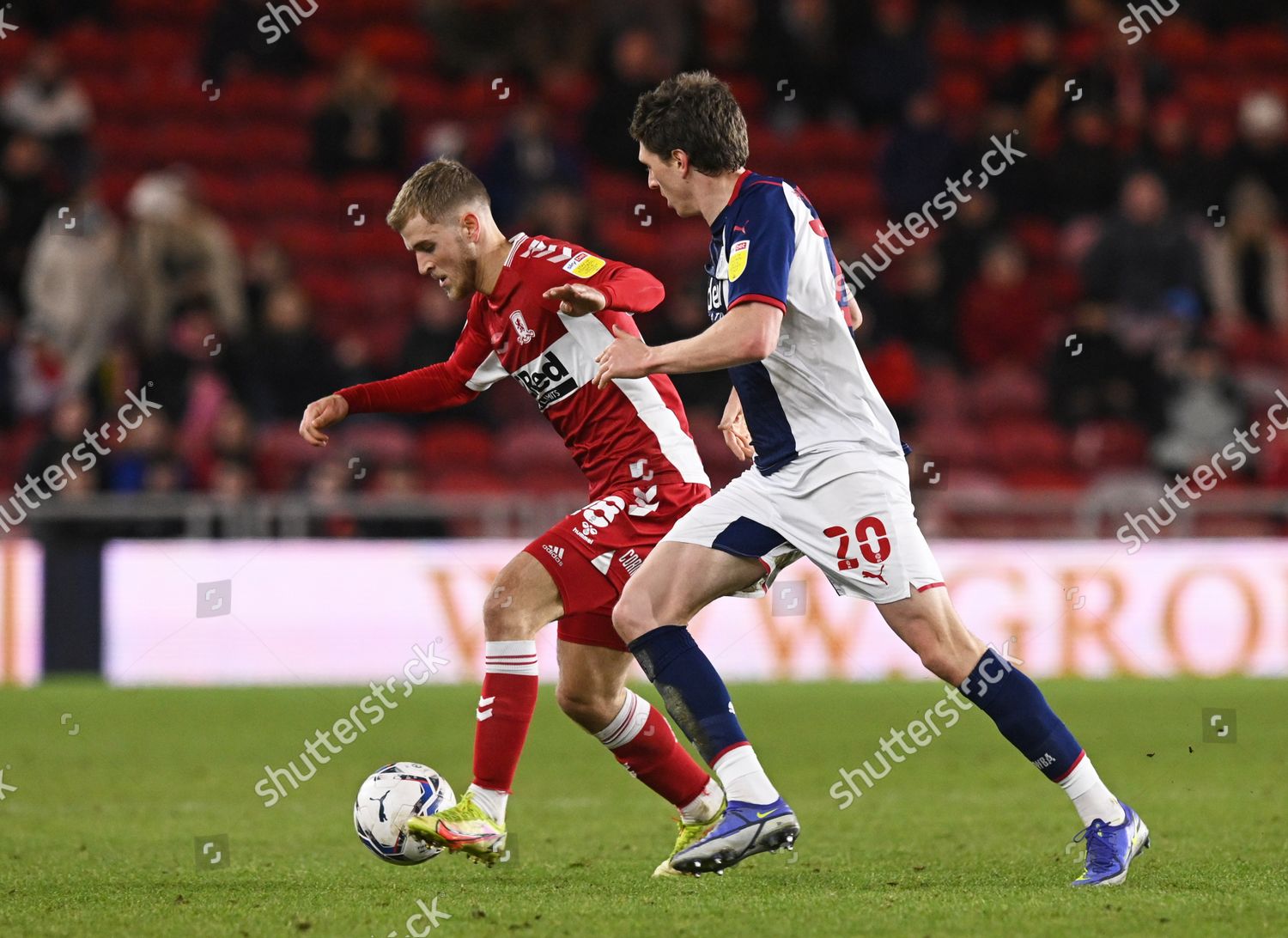 Riley Mcgree Middlesbrough Adam Reach West Editorial Stock Photo ...