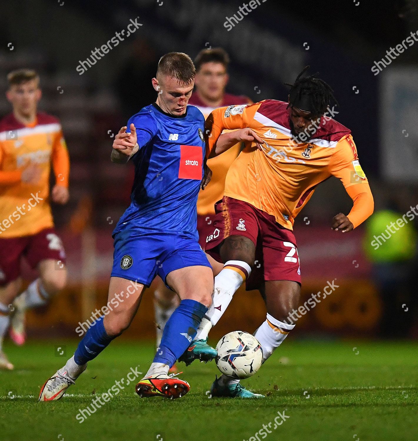 Will Smith Harrogate Town Theo Robinson Editorial Stock Photo - Stock ...