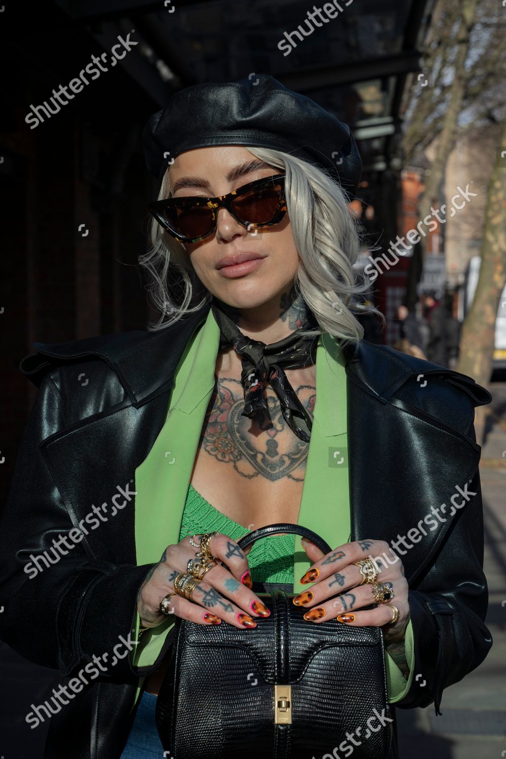 Tattooed Tiktok Star Influencer Sammi Jefcoate Editorial Stock Photo