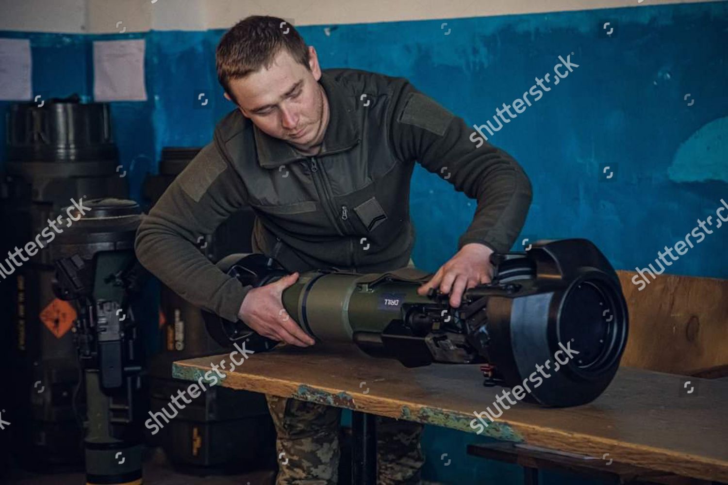 Ukrainian Marine Taught How Use Main Editorial Stock Photo - Stock ...