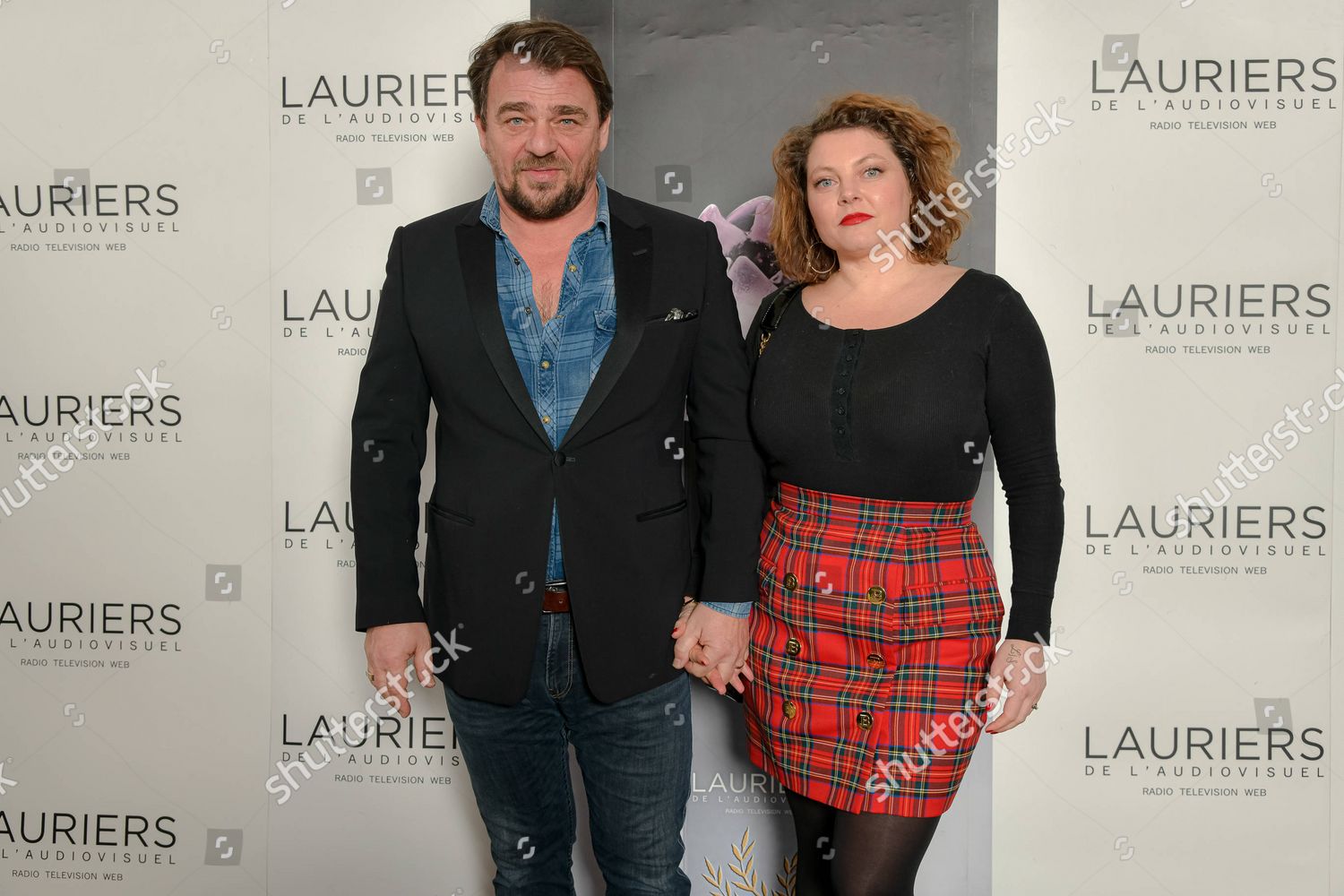 Thierry Godard His Wife Sophie Guillemin – Photo éditoriale de stock ...