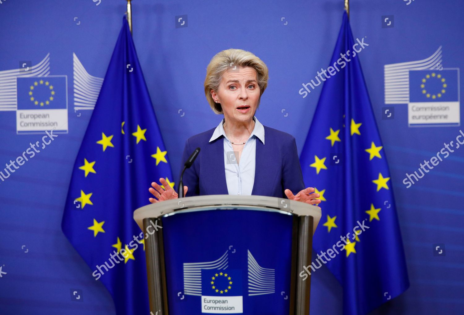 European Commission President Ursula Von Der Editorial Stock Photo ...