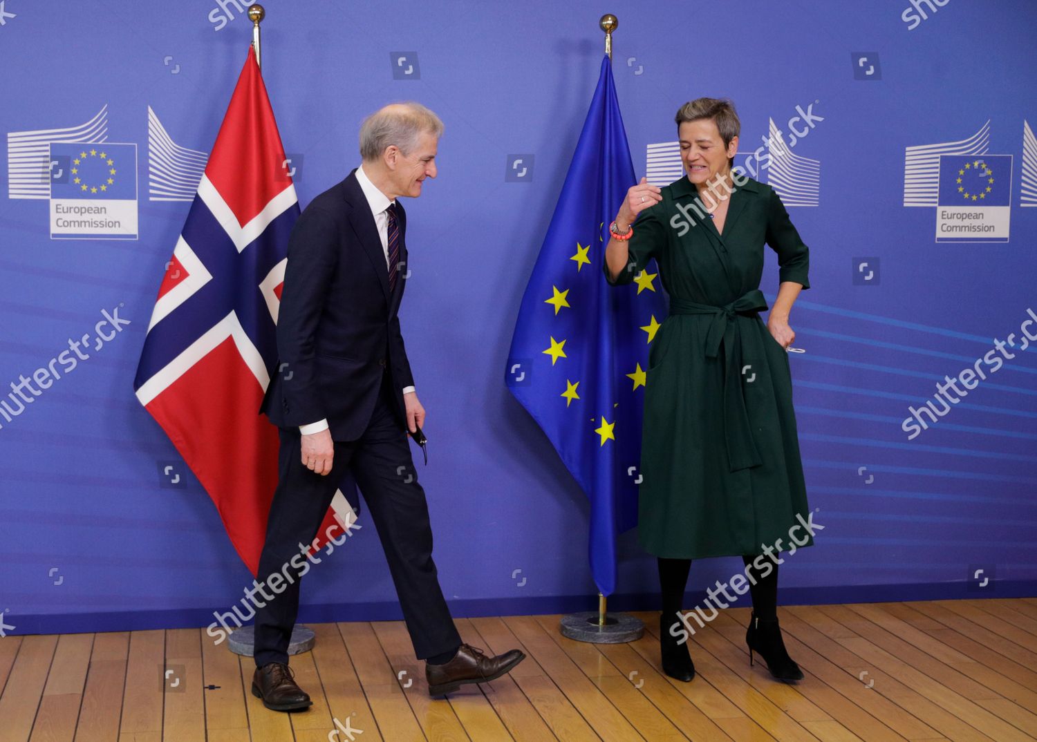 Norwegian Prime Minister Jonas Gahr Stoere Editorial Stock Photo