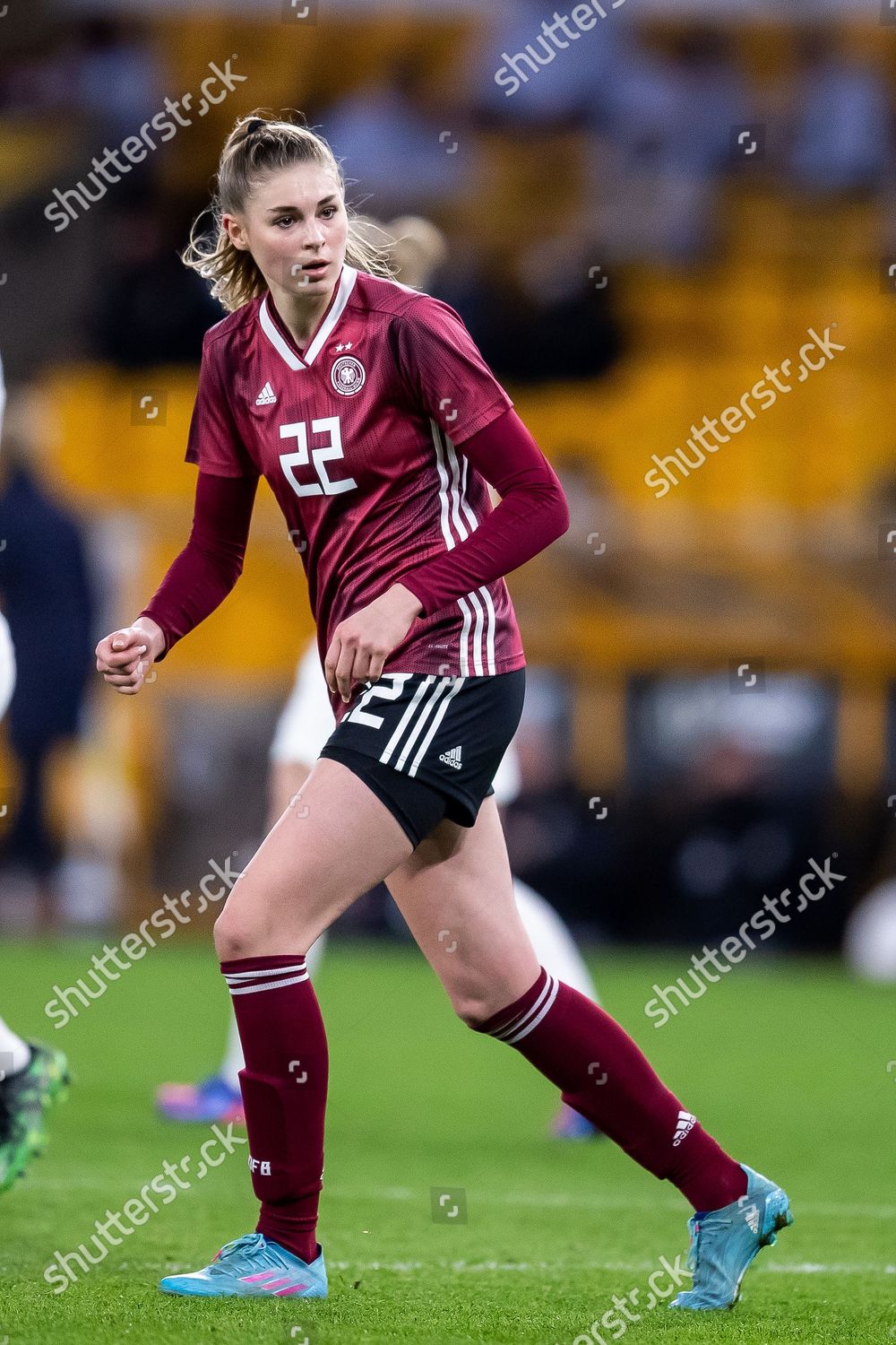 Germany Midfielder Julie Brand 22 During Editorial Stock Photo - Stock ...