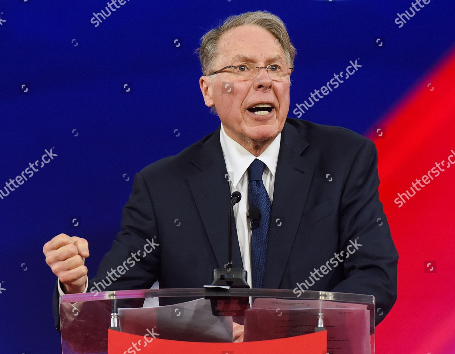 Wayne Lapierre Ceo Executive Vice President Editorial Stock Photo ...