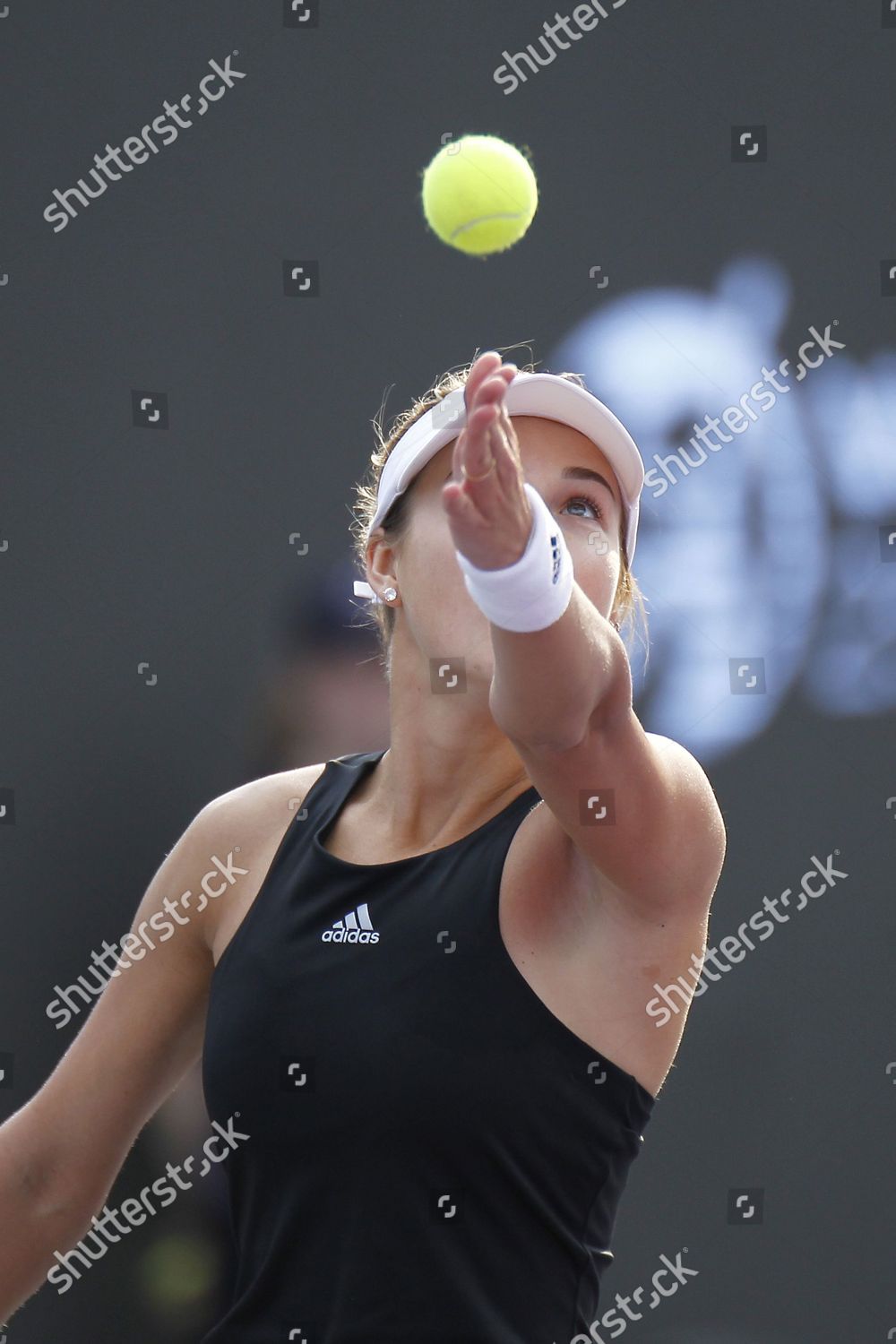 Russian Tennis Player Anna Kalinskaya Action Editorial Stock Photo