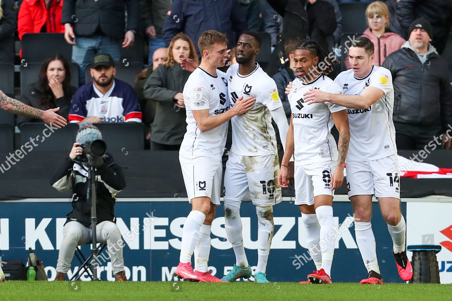 Mo Eisa Celebrates Team Mates After Editorial Stock Photo - Stock Image ...