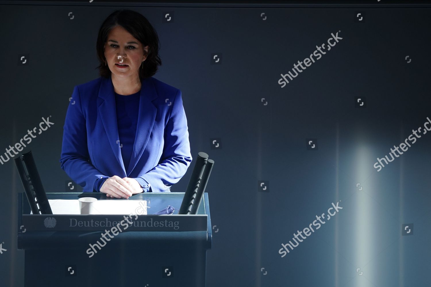 German Foreign Minister Annalena Baerbock Delivers Editorial Stock ...