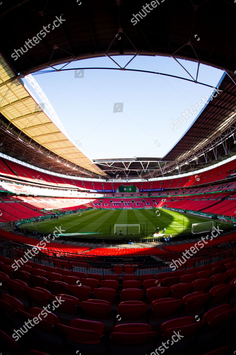 Wembley Stadium Pictured During Carabao Cup Editorial Stock Photo
