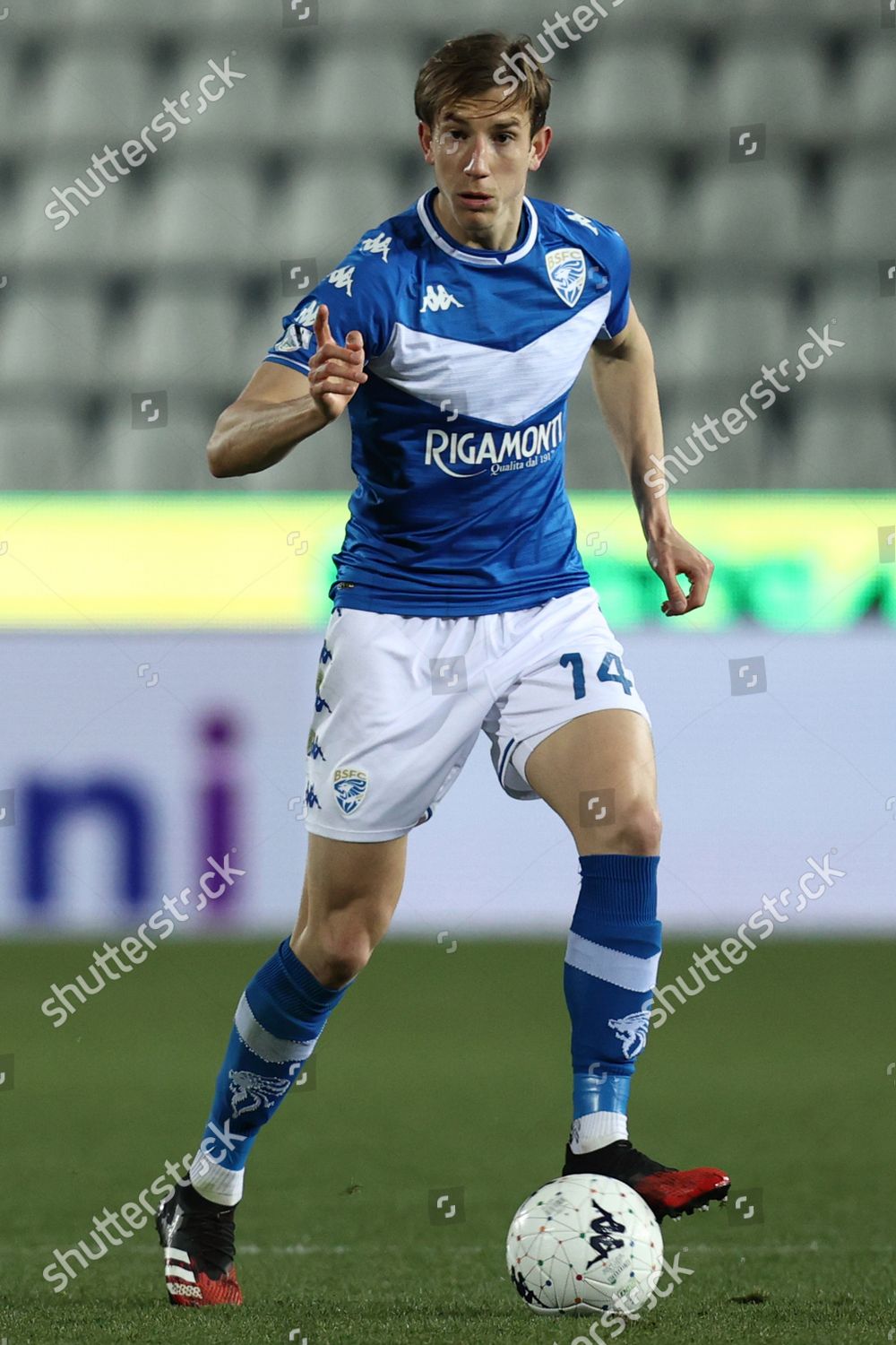 Massimiliano Mangraviti Brescia Calcio Action Editorial Stock Photo ...