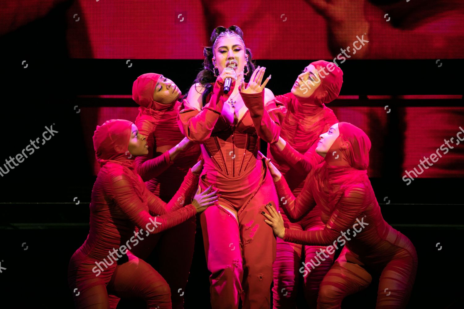 Kali Uchis Performing Support Tyler Creator Editorial Stock Photo ...