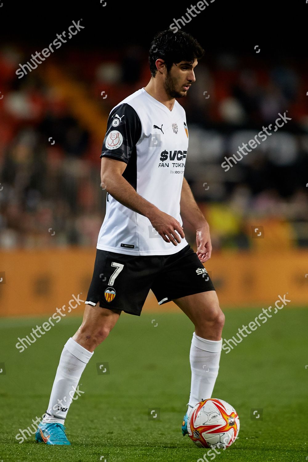 Goncalo Guedes Valencia Cf Action During Editorial Stock Photo - Stock ...