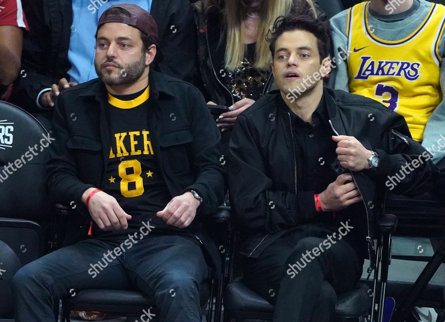 Rami Malek Twin Brother Sami Malek Editorial Stock Photo - Stock Image