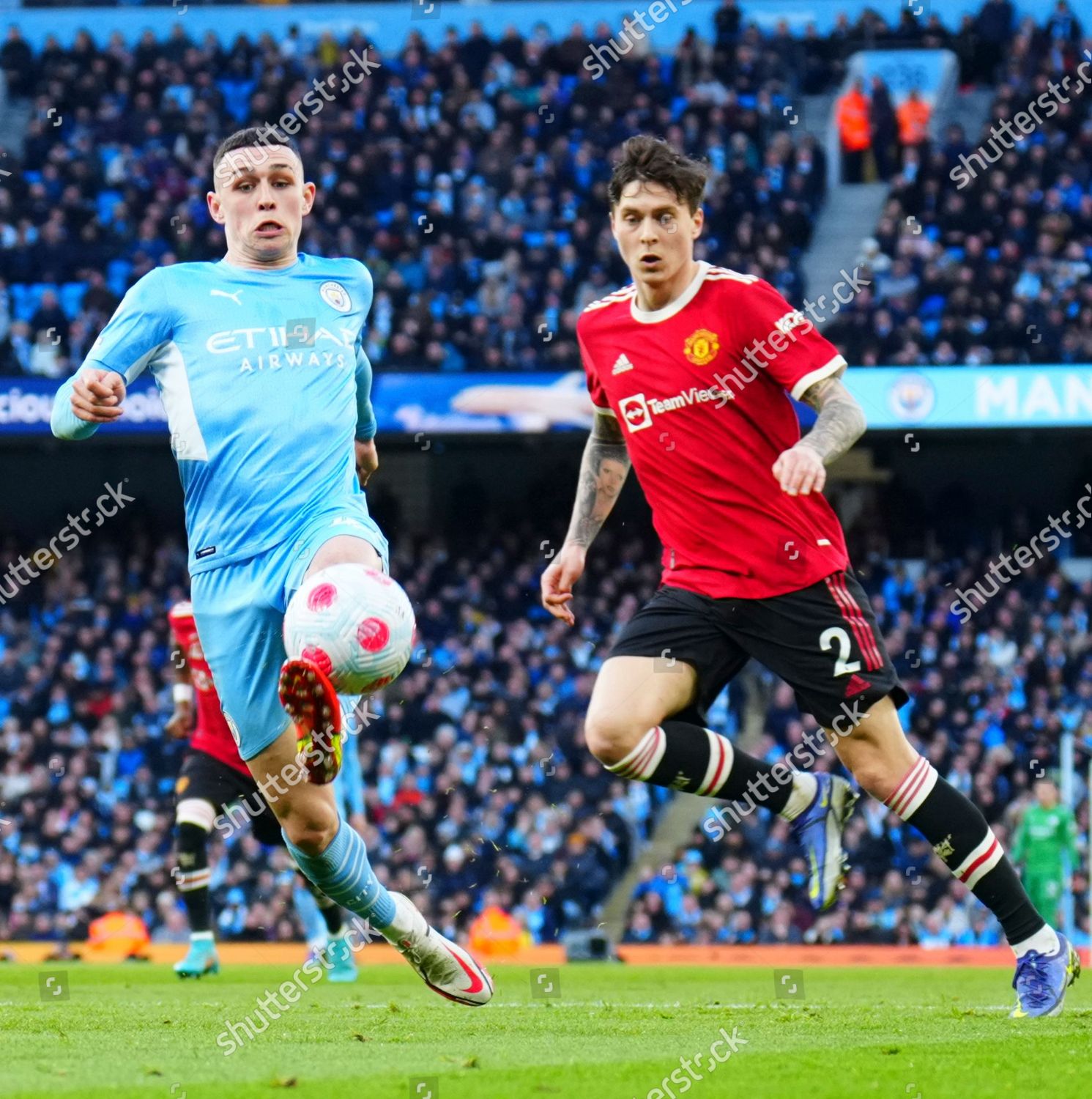 Phil Foden Manchester City Controls Ball Editorial Stock Photo - Stock ...