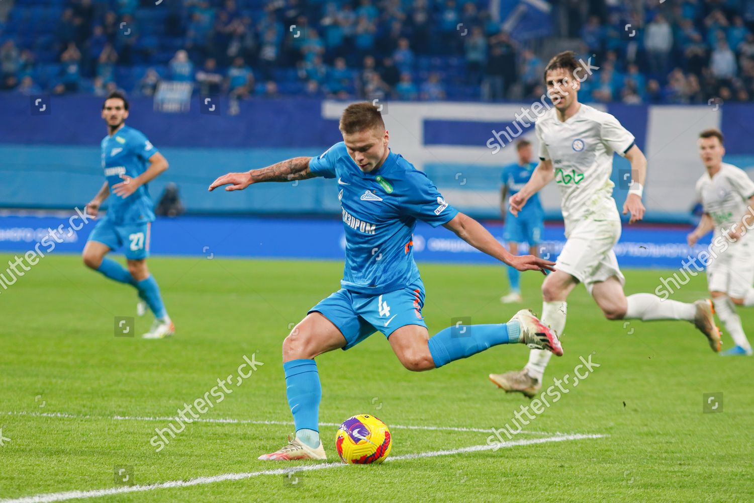 Danil Krugovoy No4 Zenit Seen Action Editorial Stock Photo - Stock ...