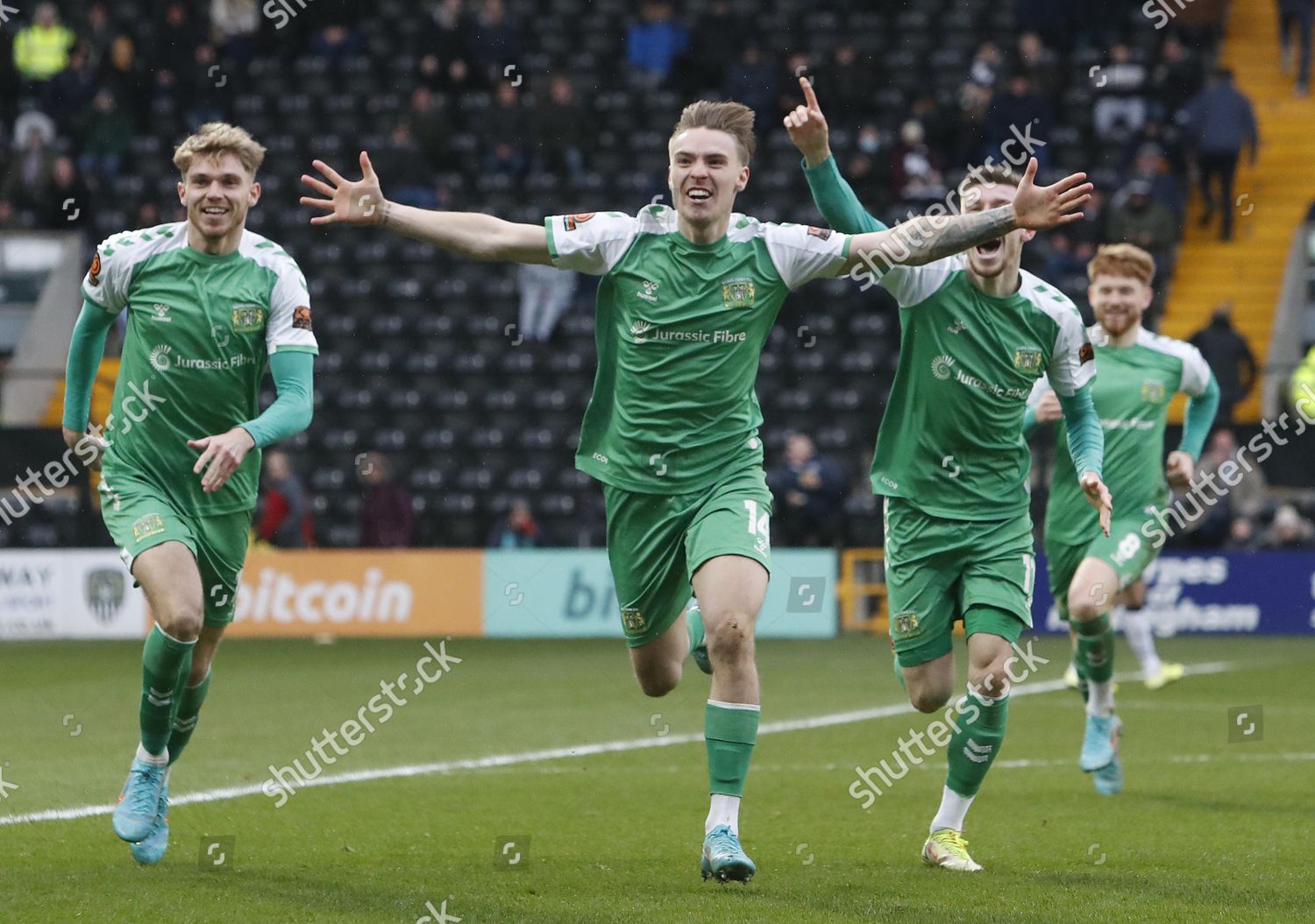 Goal Celebration Yeovil Town Player Alex Editorial Stock Photo - Stock ...