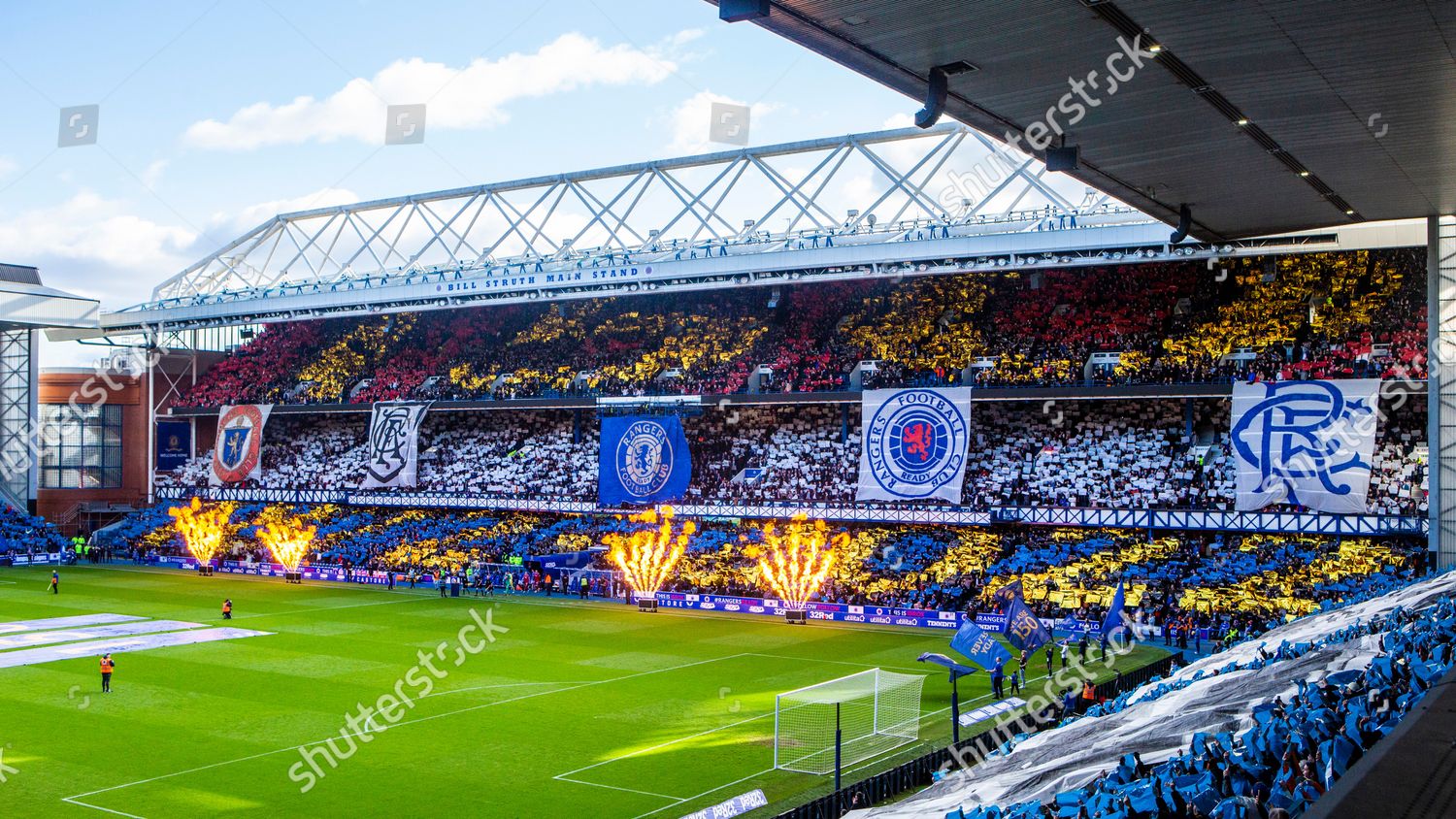 Rangers Fans Display During Clubs 150th Editorial Stock Photo - Stock ...