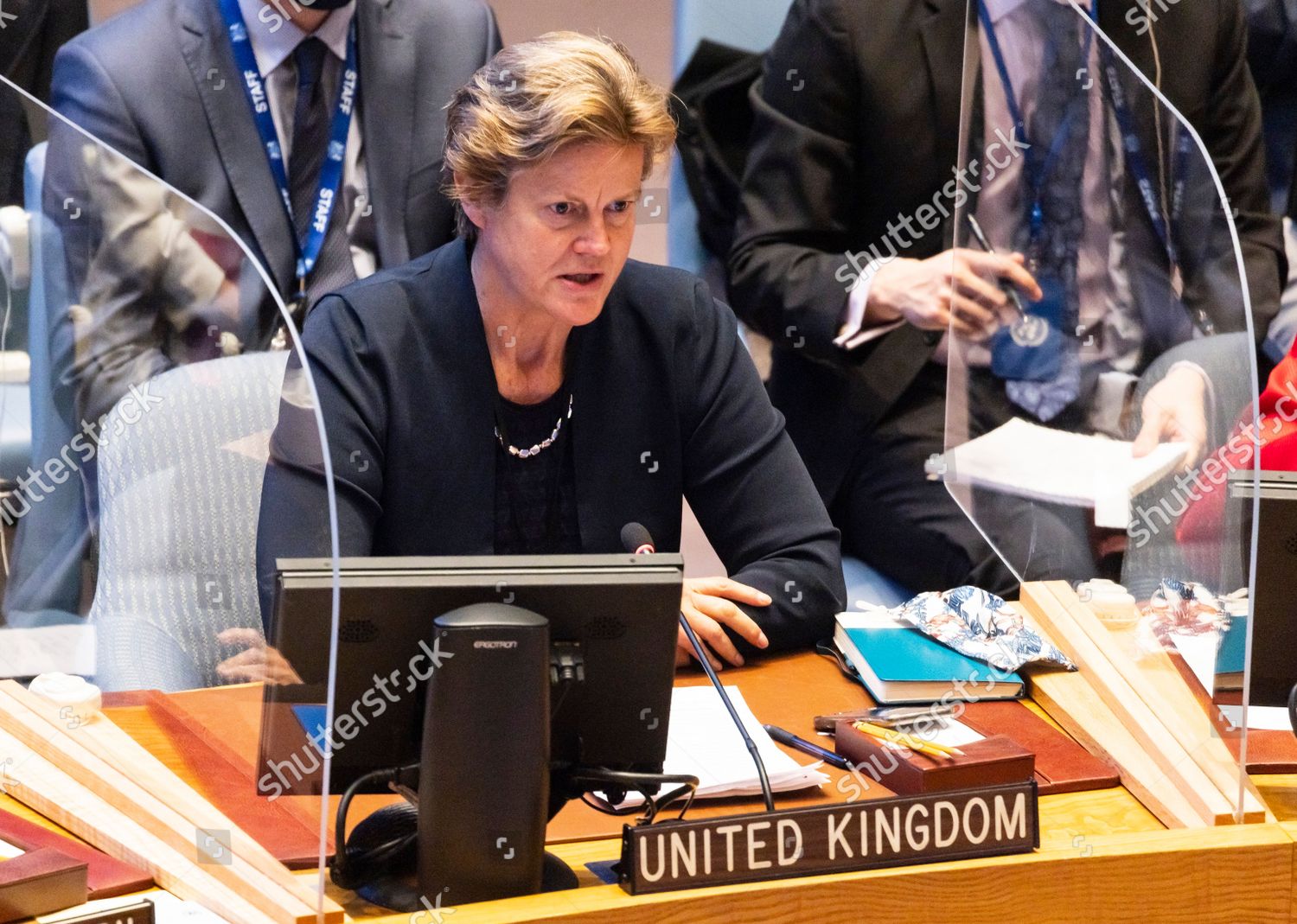 British Ambassador Un Barbara Woodward Speaks Editorial Stock Photo ...