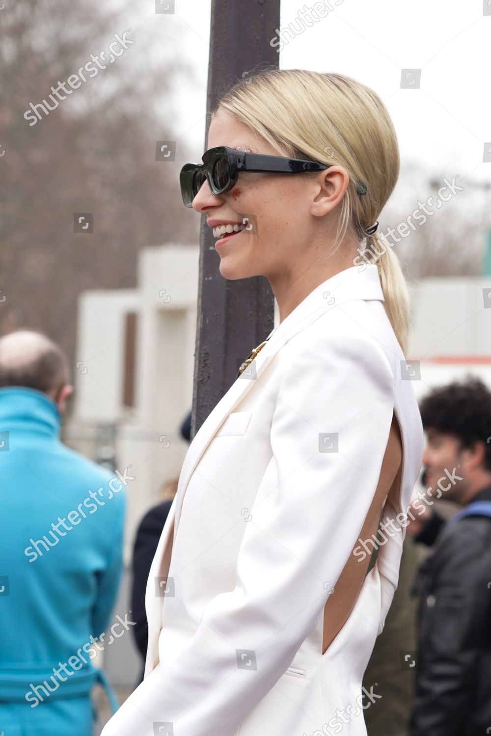 Caroline Daur Loewe Fashion Show Editorial Stock Photo - Stock Image ...