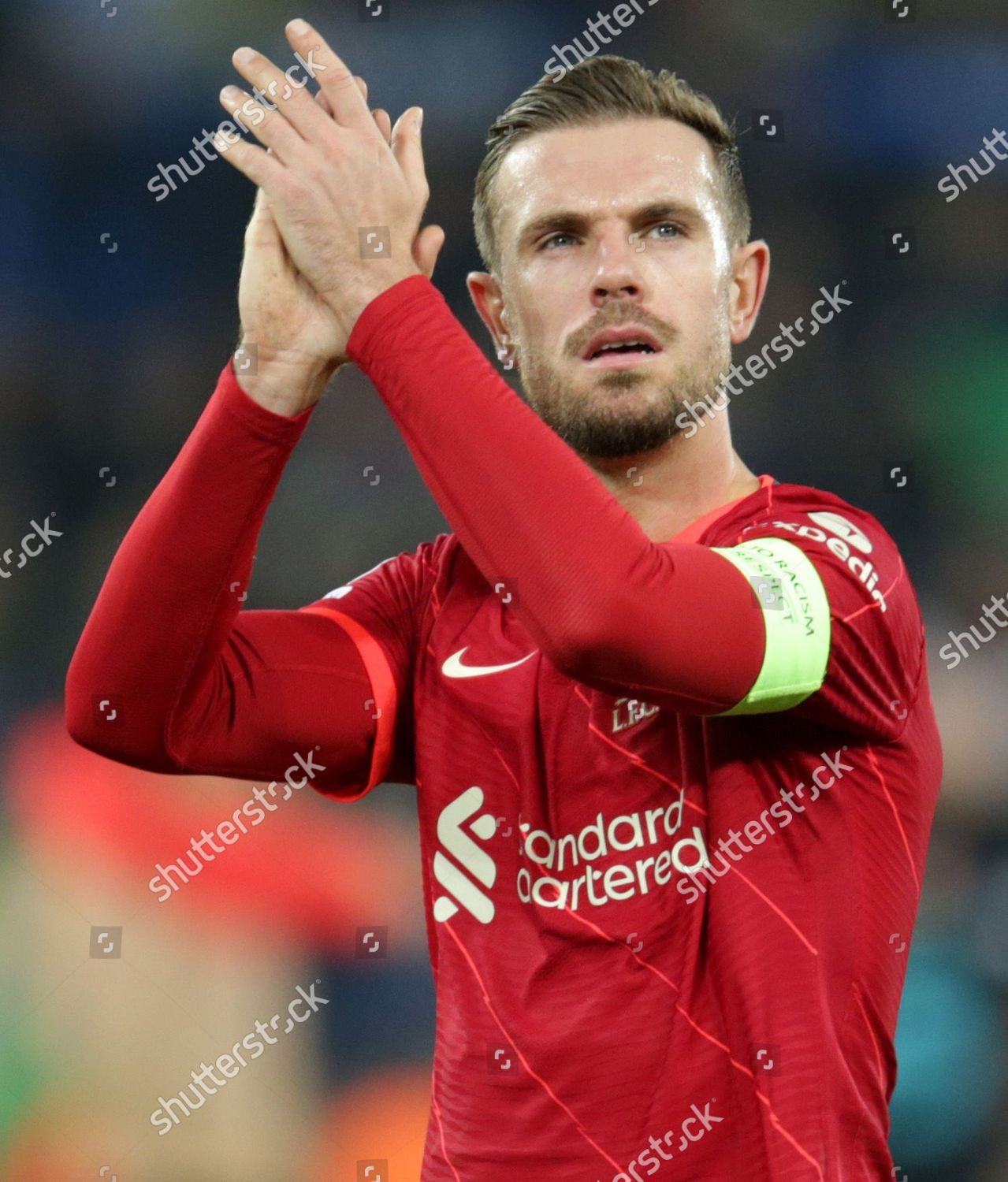 Jordan Henderson Liverpool Returns Applause Supporters Editorial Stock Photo